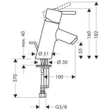 Hansgrohe Talis S mosdócsaptelep-1