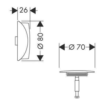 Hansgrohe Flexaplus színkészlet (58185000)
