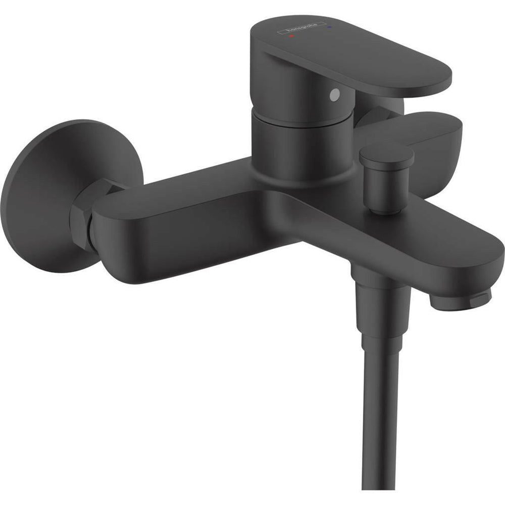 Hansgrohe Vernis Blend Egykaros kádcsaptelep falsíkon kívüli szereléshez, matt fekete (71440670)