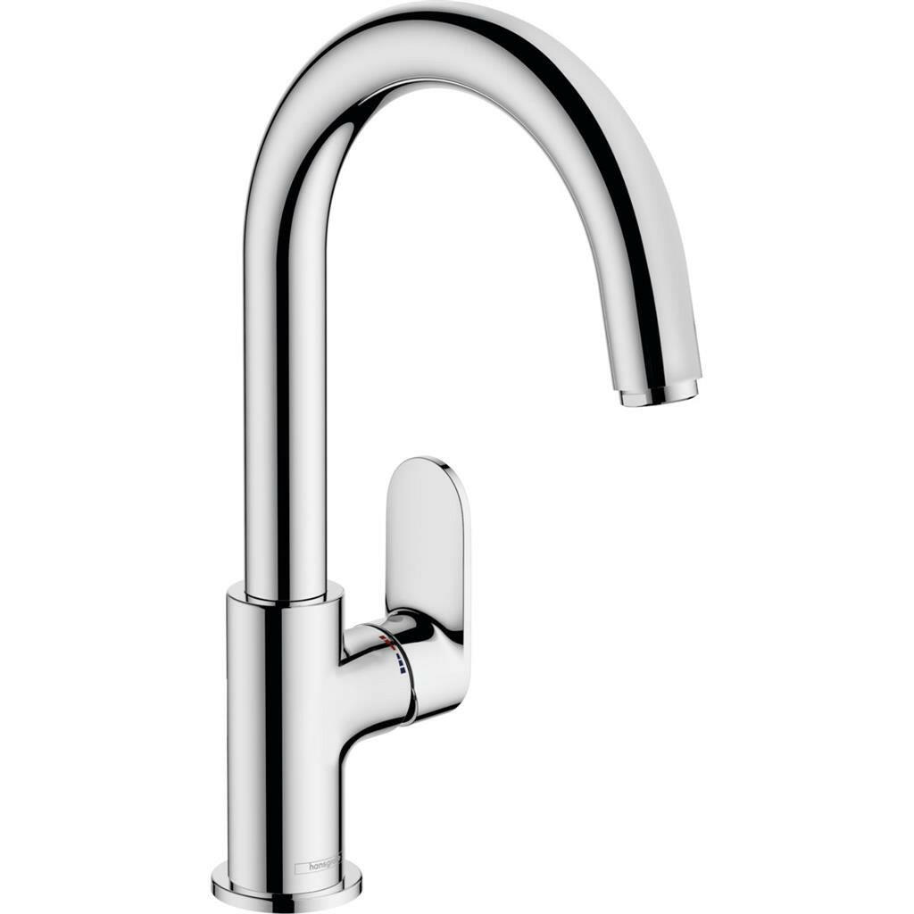 Hansgrohe Vernis Blend egykaros mosdócsaptelep elforgatható kifolyó, automata lefolyógarnitúra, króm-0