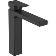 Hansgrohe Vernis Shape Egykaros mosdócsaptelep 190, automata lefolyógarnitúrával, matt fekete (71562670)