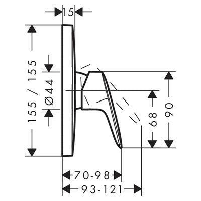 Hansgrohe Logis zuhany csaptelep színkészlet (71605000)