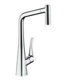 Hansgrohe Metris M71 konyhai csaptelep 320 kihúzható kifolyó (M7116), króm-0