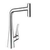 Hansgrohe Metris Select M71 konyhai csaptelep 320 kihúzható kifolyó (M7115), króm-0