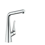 Hansgrohe Metris M71 konyhai csaptelep 320 kihúzható kifolyó (M7114), króm-0