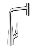 Hansgrohe Metris Select M71 konyhai csaptelep 320 2jet, kihúzható kifolyó, króm-0