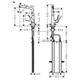 Hansgrohe Metris M71 ECO konyhai csaptelep 320 (M7114), króm-1