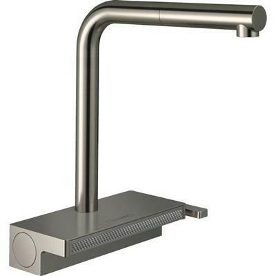 Hansgrohe Aquno Select M81 konyhai csaptelep 250 2jet, kihúzható kifolyó, sBox, rozsdamentes acél hatású (73830800)