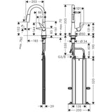 Hansgrohe Talis M51 konyhai csaptelep 160 kihúzható kifolyó (M5116-H160), króm-1