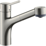 Hansgrohe Talis M52 konyhai csaptelep 170 kihúzható kifolyó (M5216), rm. acél hatású-0