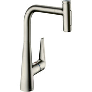 Hansgrohe Talis Select M51 konyhai csaptelep 300 kihúzható kifolyó (M5117), rozsdamentes acél hatású (73867800)