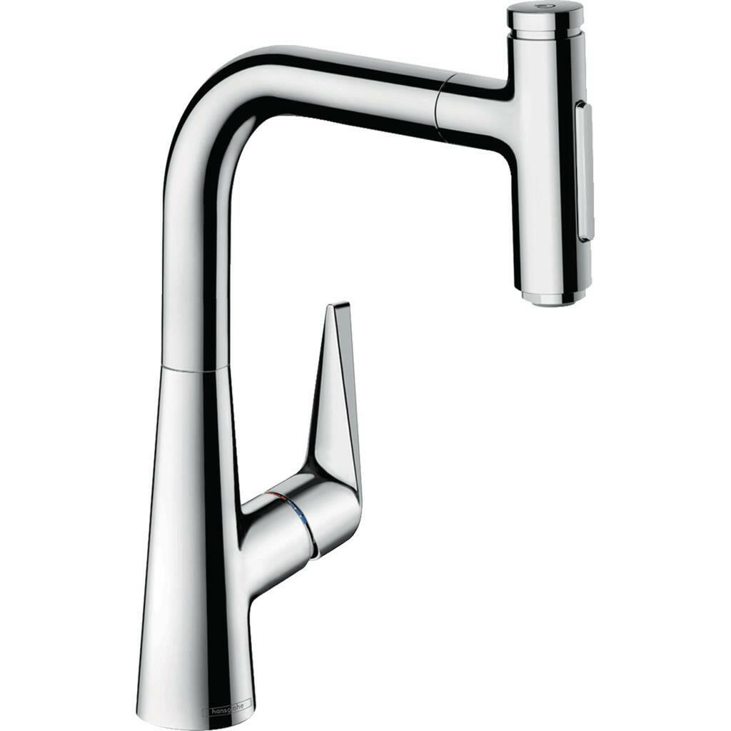 Hansgrohe Talis Select M51 konyhai csaptelep 220 kihúzható kifolyó (M5117), króm (73868000)
