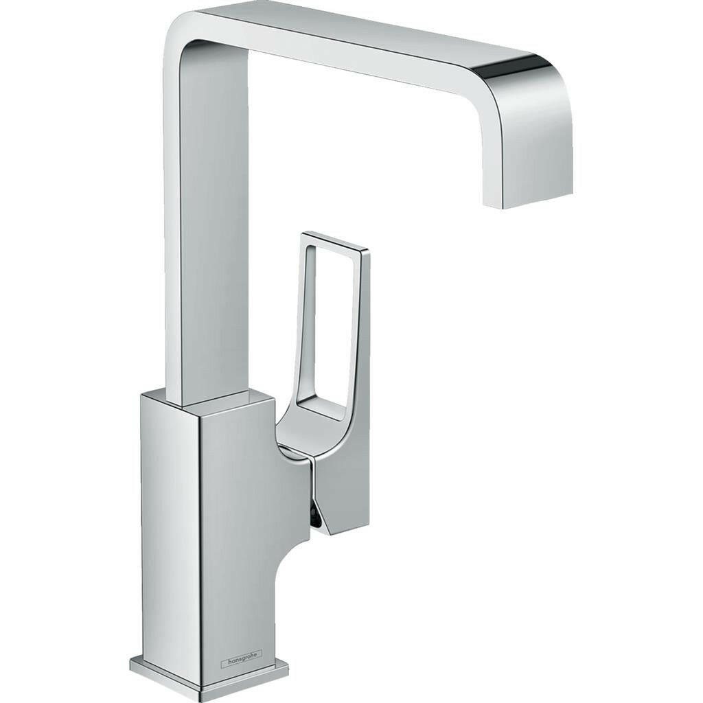 Hansgrohe Metropol mosdócsaptelep 230 hosszított kifolyó loop fogantyúval Push-Open lefolyóval-0