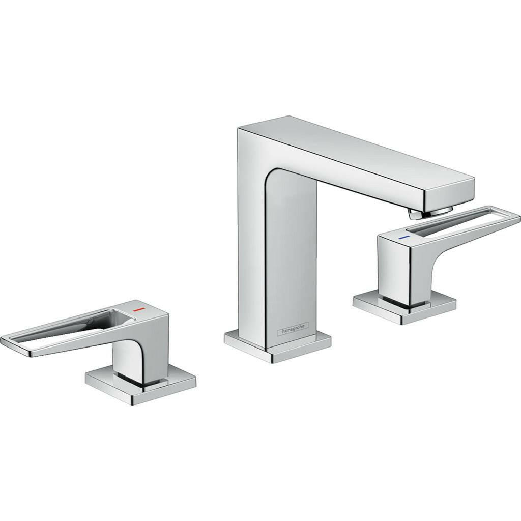 Hansgrohe Metropol 3-lyukú mosdócsaptelep 110 Push-Open loop fogantyúval-0