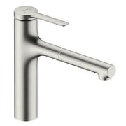 Hansgrohe Zesis M33 konyhai csaptelep 160, kihúzható kifolyó, 2jet, rozsdamentes acél hatású ( 74801800 )