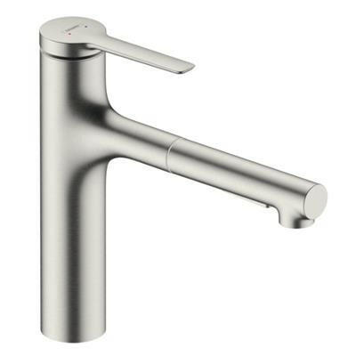 Hansgrohe Zesis M33 konyhai csaptelep 160, kihúzható kifolyó, 2jet, rozsdamentes acél hatású ( 74801800 )
