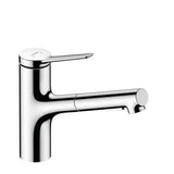 Hansgrohe Zesis M33 konyhai csaptelep 150, kihúzható kifolyó, 2jet, sBox-0