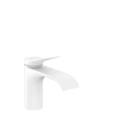 Hansgrohe Vivenis mosdócsaptelep 80, automata lefolyógarnitúrával, matt fehér ( 75010700 )