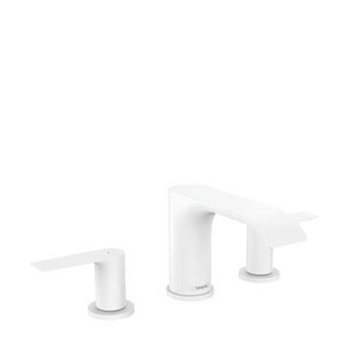 Hansgrohe Vivenis 3 lyukú mosdócsaptelep 90, automata lefolyógarnitúrával, matt fehér ( 75033700 )