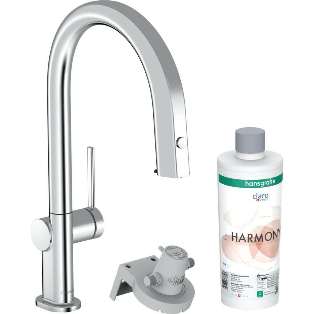 Hansgrohe Aqittura M91 Filtersystem konyhai csaptelep 210, kihúzható kifolyó, 1jet (76801000)