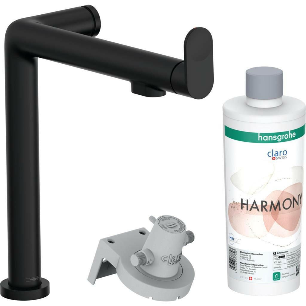 Hansgrohe Aqittura M91 Filtersystem konyhai csapt. 240, 1jet, matt fekete-0