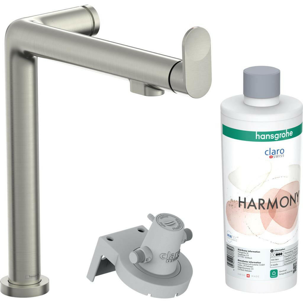 Hansgrohe Aqittura M91 Filtersystem konyhai csaptelep 240, 1jet, rozsdamentes acél hatású (76802800)