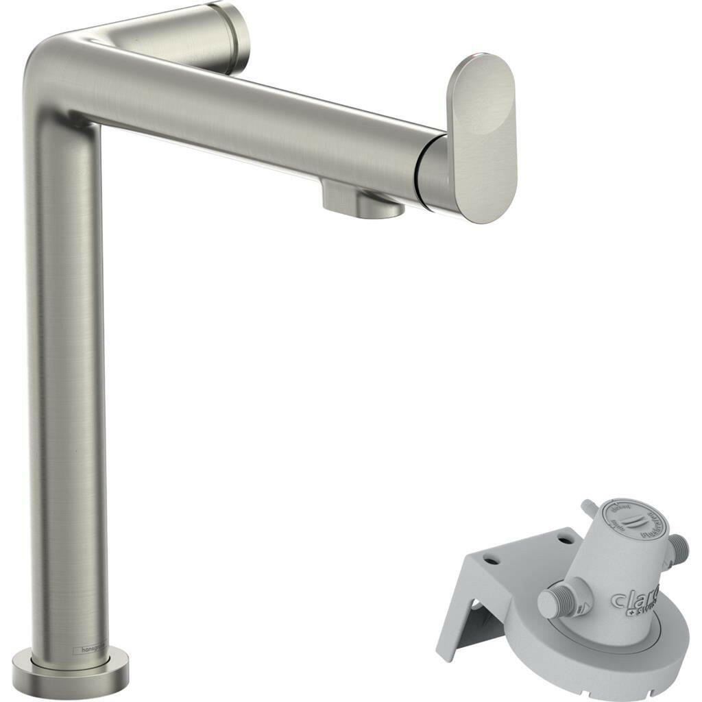 Hansgrohe Aqittura M91 Filtersystem konyhai csaptelep 240, 1jet, rozsdamentes acél hatású (76804800)