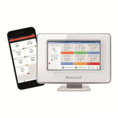 Honeywell Evocolor WIFI magyar szett ATC928WiFi + BDR + asztali állvány