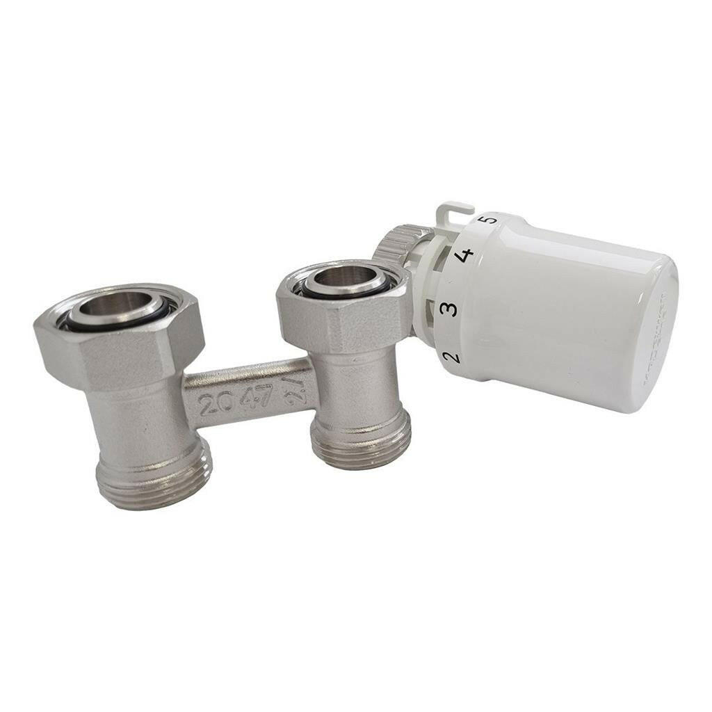 Honeywell H - blokk szett egyenes (T3019DAW0 + V2495DX020) H - idom + Termofej Danfoss szelepekhez