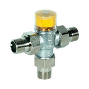 Honeywell termosztatikus keverőszelep napkollektor rendszerekhez, 3/4" PN10 max 110°C kvs=1,6 (TM200SOLAR - 3 - 4A)