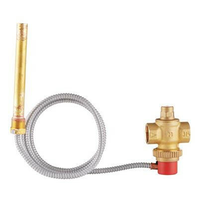 Honeywell termikus elfolyószelep szilárd tüzelésű kazánhoz 95°C kapilláris 1,3 m 3/4"