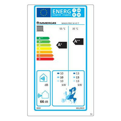 Immergas Magis Pro 16 V2 T split levegő-víz hőszivattyú beltéri és kültéri egységgel, 3 fázis, R410A-2