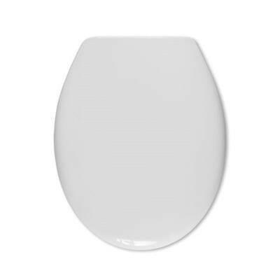 AquaRosa WC ülőke tetővel, Corsica rozsdamentes zsanérral, fehér