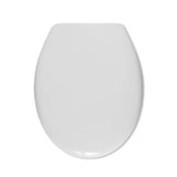AquaRosa WC ülőke, Corsica rozsdamentes zsanérral, fehér-0