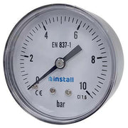 Install feszmérő 63 - as 0 - 6 bar hátsós