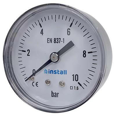 Install feszmérő 63 - as 0 - 6 bar hátsós