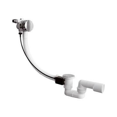 Jika Deep by Jika kádtöltő, le - és túlfolyó szett, 55 cm, Exafill, 40/50 mm szifonnal, króm (H2948170040001)