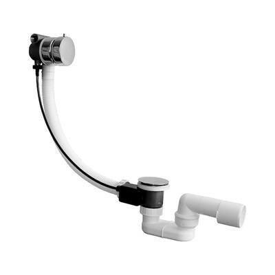 Jika Deep by Jika kádtöltő, le - és túlfolyó szett, 55 cm, Exafill, 40/50 mm szifonnal, króm (H2948180040001)