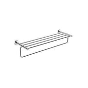 Jika Basic fürdőlepedő tartó polc, törölközőtartó rúddal, krómozott, 62,5 cm (H3813A60040001)