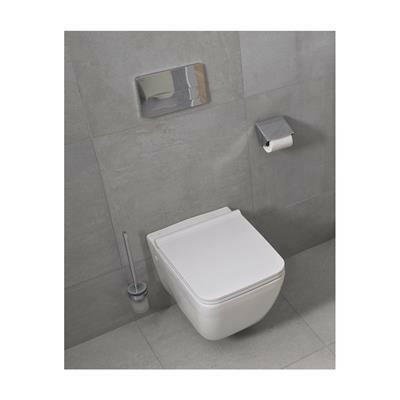 Jika Cubito Pure wc papírtartó, fedéllel, krómozott (H3843B20040001)