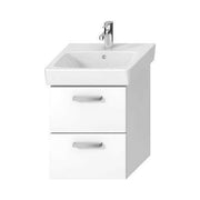Jika Lyra Plus alsószekrény 50 cm - es mosdóhoz, 2 fiókkal, fehér, 43,9x40,1x55 cm (H40J3824023001)