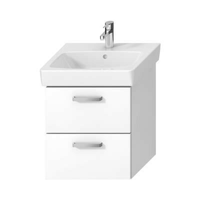 Jika Lyra Plus alsószekrény 55 cm - es mosdóhoz, 2 fiókkal, fehér, 49,1x41,6x55 cm (H40J3834023001)