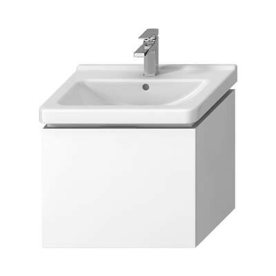 Jika Cubito - N alsószekrény 60 cm - es kézmosóhoz, 1 fiókkal, fényes fehér, 59x42,7x48 cm ( H40J4233015001 )