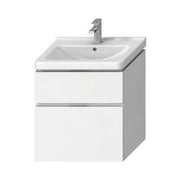 Jika Cubito - N alsószekrény 65 cm - es kézmosóhoz, 2 fiókkal, fényes fehér, 64x46,7x68,3 cm ( H40J4244025001 )