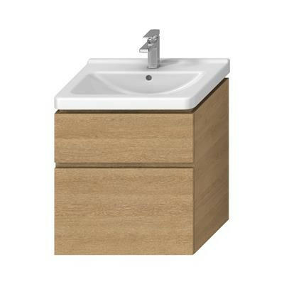 Jika Cubito - N alsószekrény 65 cm - es kézmosóhoz, 2 fiókkal, tölgy, 64x46,7x68,3 cm ( H40J4244025191 )