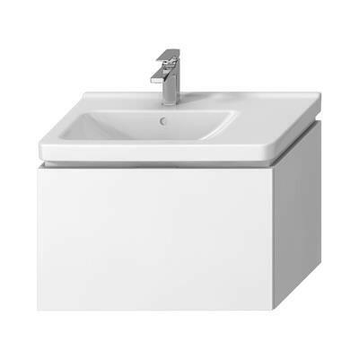 Jika Cubito - N alsószekrény 75 cm - es kézmosóhoz, 1 fiókkal, fényes fehér, 74x42,6x48 cm ( H40J4253015001 )
