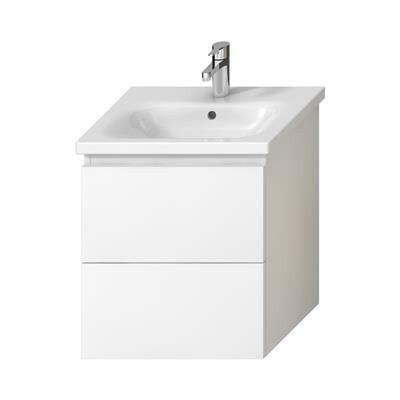 Jika Mio - N alsószekrény 55 cm - es kézmosóhoz, 2 fiókkal, fényes fehér, 51,5x44,5x58,8 cm ( H40J7134015001 )