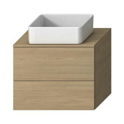 Jika Mio 76 alsószekrény mosdótartólap alá, 2 fiókkal, kőris, 76x44,8xx58,8 cm ( H41J7164013421 )