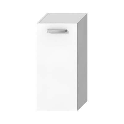 Jika Lyra Plus középmagas szekrény, 1 ajtós, balos/jobbos, 2 polcos, fényes fehér, 75x34,6x25 cm (H43J3811303001)
