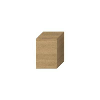 Jika Cubito - N kisszekrény, 1 ajtós, jobbos, 1 üvegpolccal, tölgy, 47,2x32x32,2 cm ( H43J4201205191 )